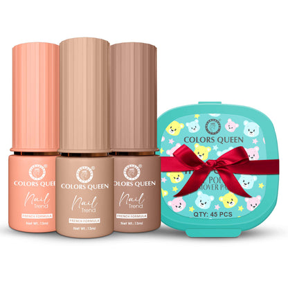 Nail Paint Set of 3 – Free Remover Pads
