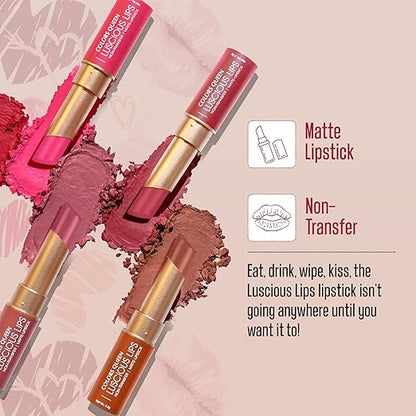 Luscious Lips Non-Transfer Lipstick – 25 Matte Shades