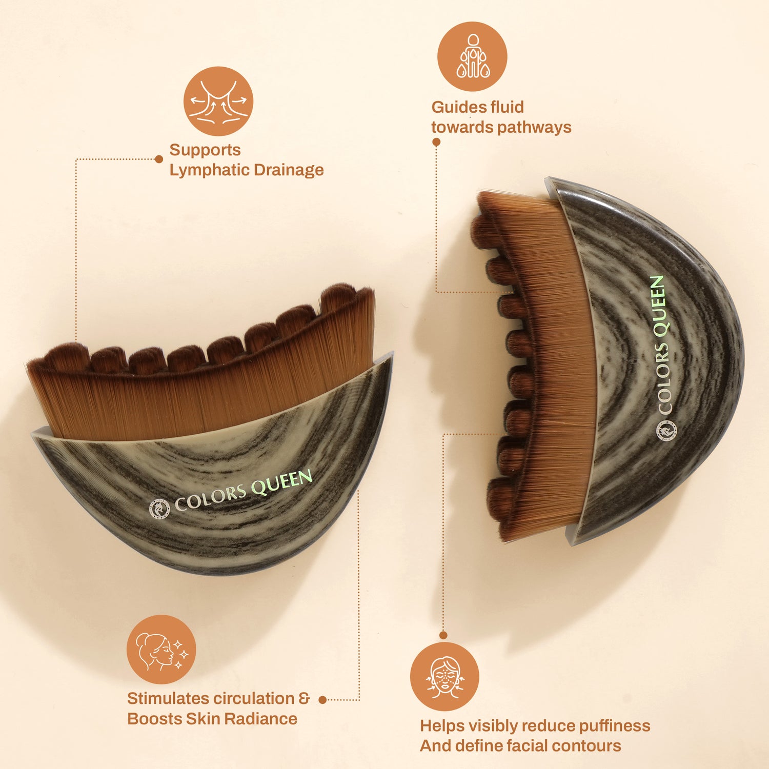  Lymphatic Contour Face Brush
