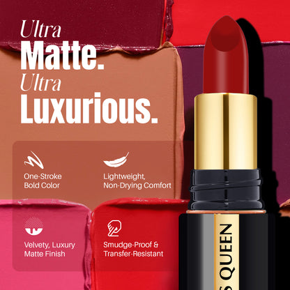 Luxury Matte Non-Transfer Lipstick – Waterproof &amp; Bold