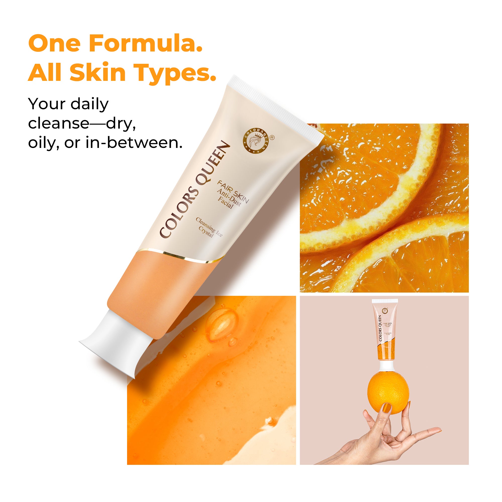 Anti Dust Facial Cleanser With Wet Wipes Free | 50 Gram