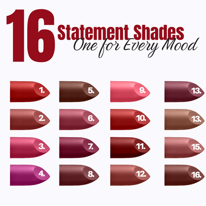 Luxury Matte Non-Transfer Lipstick – Waterproof &amp; Bold
