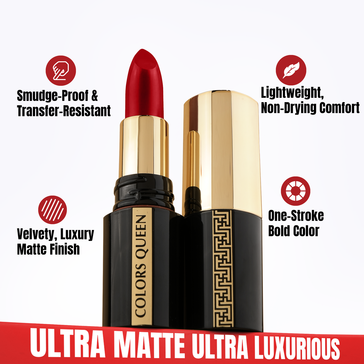 Luxury Matte Non-Transfer Lipstick – Waterproof &amp; Bold
