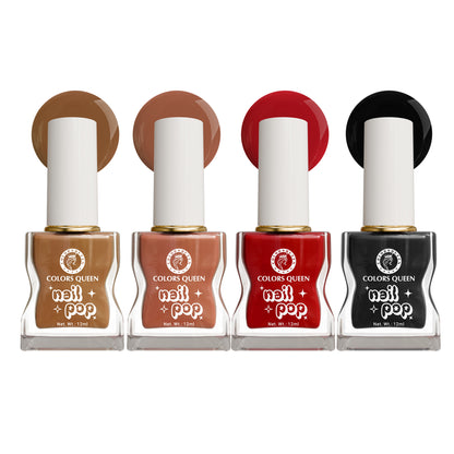 Nail Pop Nail Polish Combo with Rich, Vibrant Shades