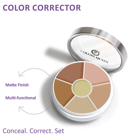 Colors Queen Color Corrector Palette: Conceal, Correct, and Contour