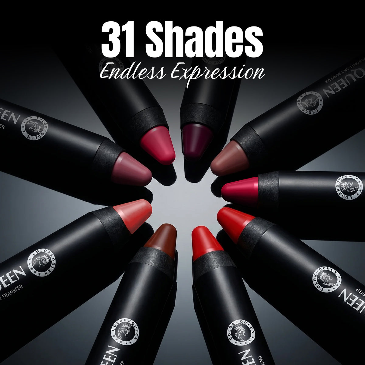 Colors Queen Color It All Crayon Lipstick – Long Lasting, Matte Finish