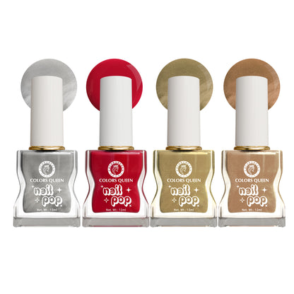 Nail Pop Nail Polish Combo with Rich, Vibrant Shades
