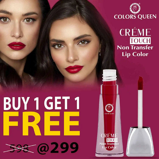 Creme Touch Nude Matte Liquid Lipstick - Buy 1 Get 1 Free