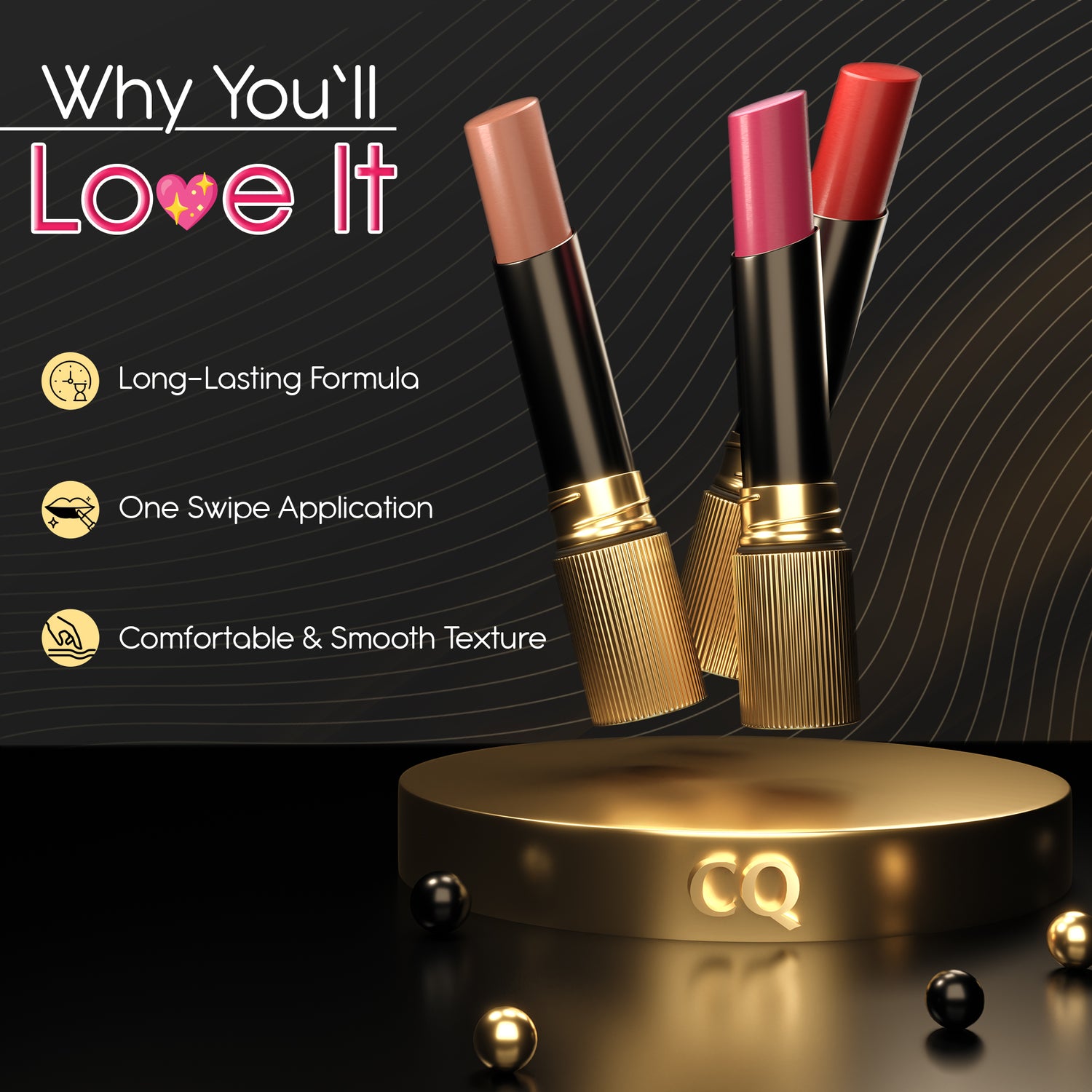 Hold-Up Full-Day Non-Transfer Lipstick - Lightweight