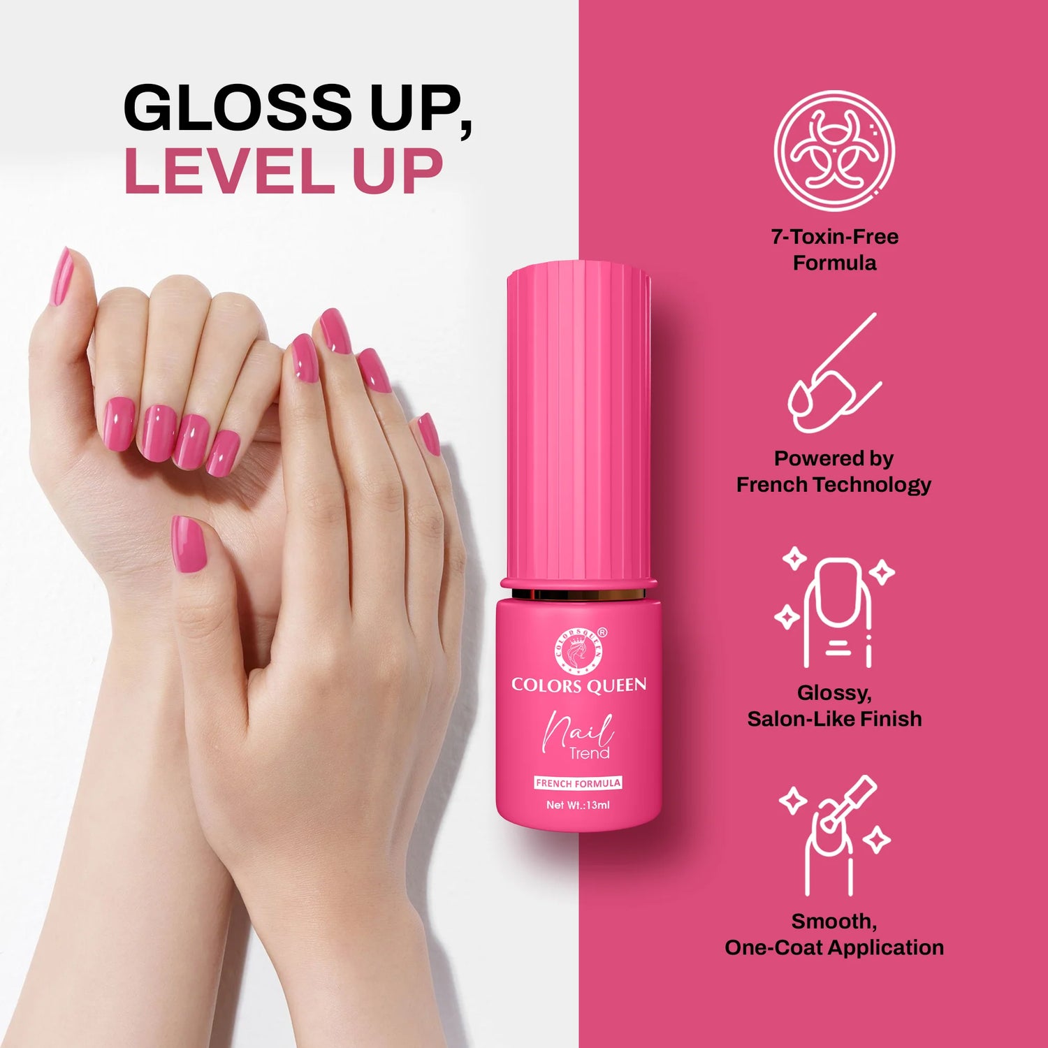 Trend Nail Paint &amp; Polish Remover Pads Combo -  Your Complete Nail Kit