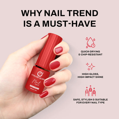 Trend Nail Paint &amp; Polish Remover Pads Combo -  Your Complete Nail Kit