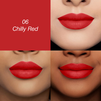Lippie Creamy Matte Lipstick - Smooth Swipe On, Soft Lips All Day