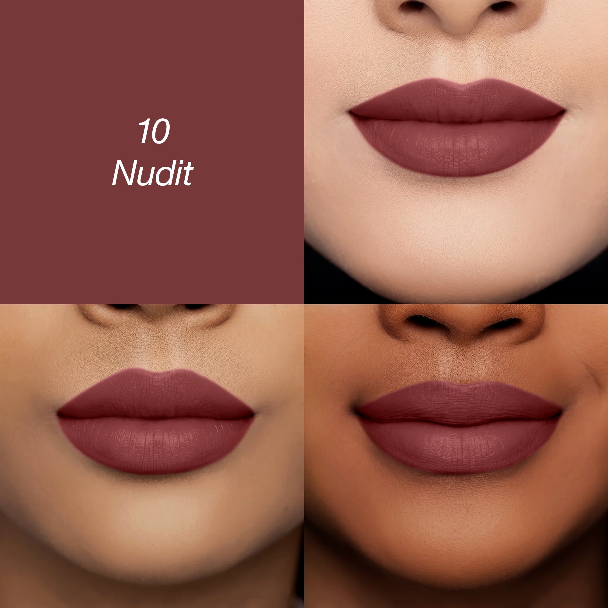 Lippie Creamy Matte Lipstick - Smooth Swipe On, Soft Lips All Day