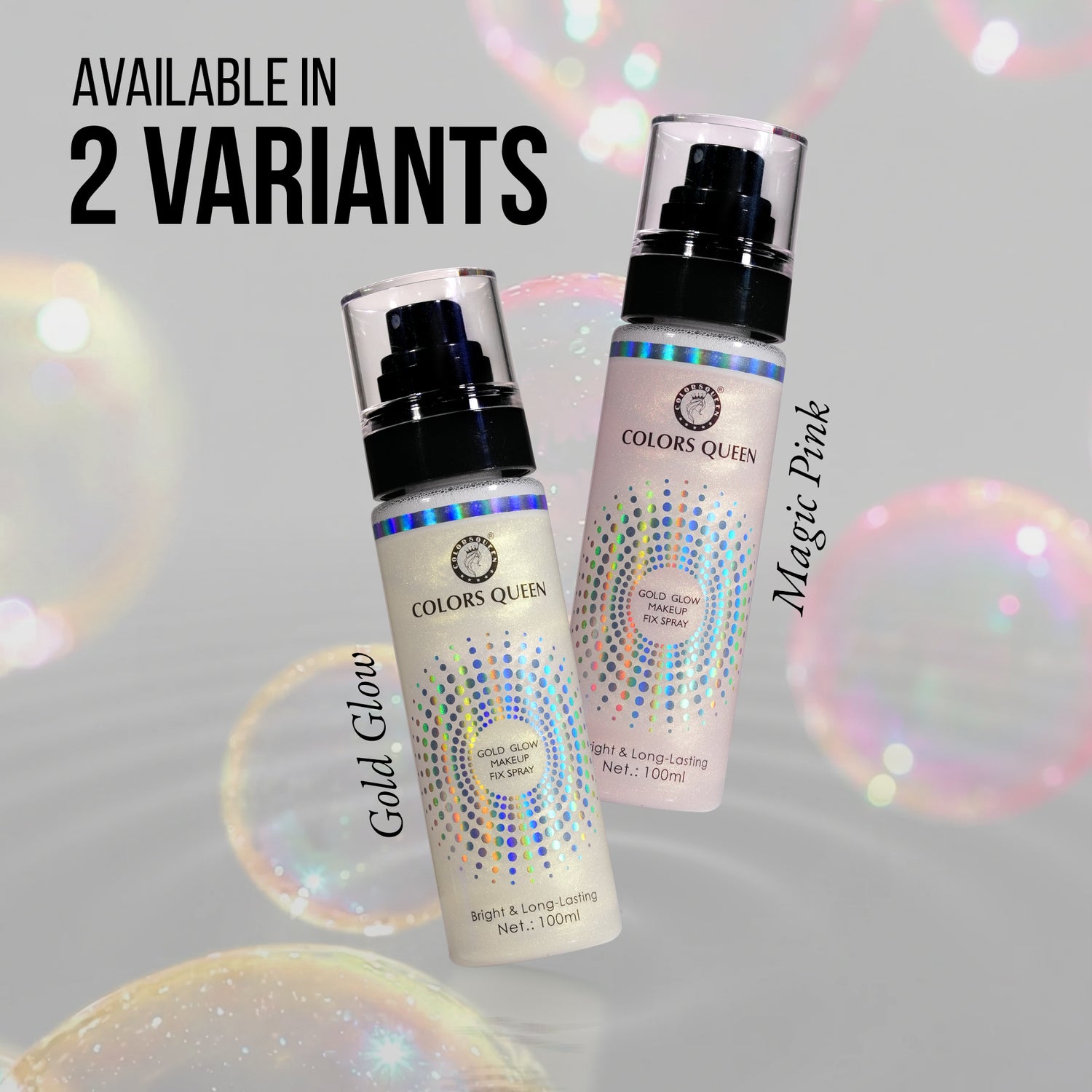 Colors Queen Gold Glow Makeup Fixer Spray