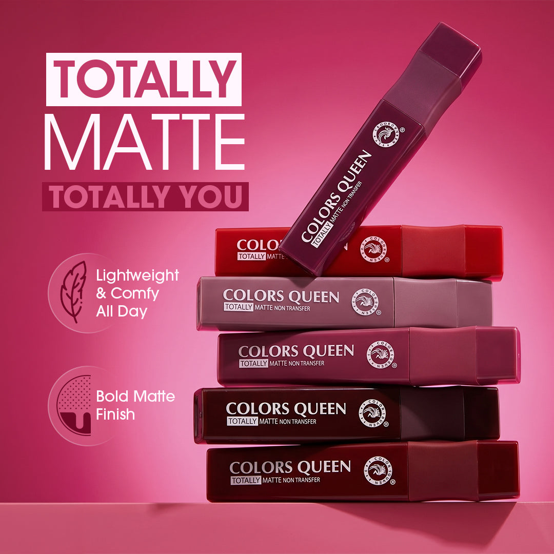 Totally Matte Non-Transfer Lipstick – 21 Hydrating Shades