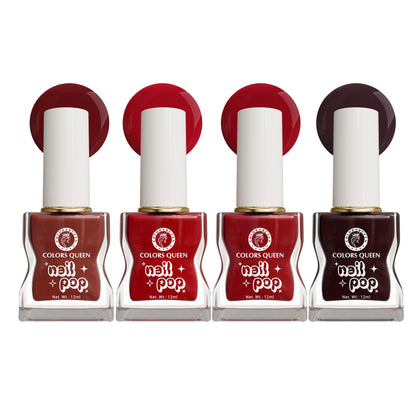 Nail Pop Nail Polish Combo with Rich, Vibrant Shades