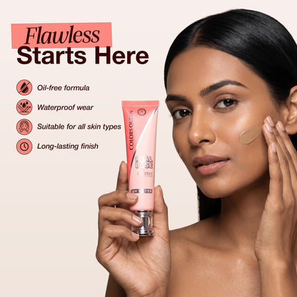 Real Base Oil Free Waterproof Foundation | 40 ML