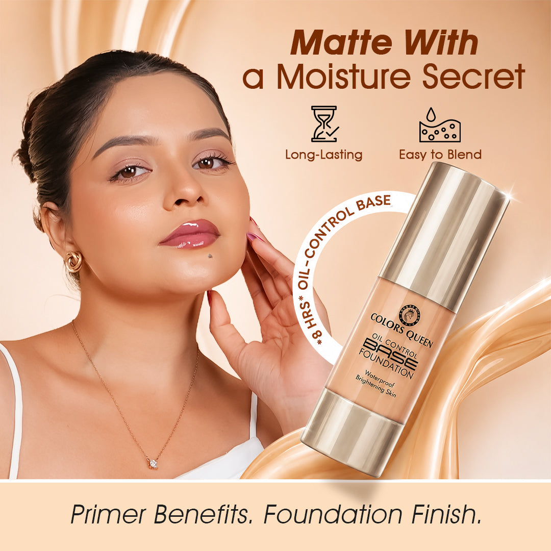 Oil Control Foundation for Oily Skin | Matte Finished Foundation