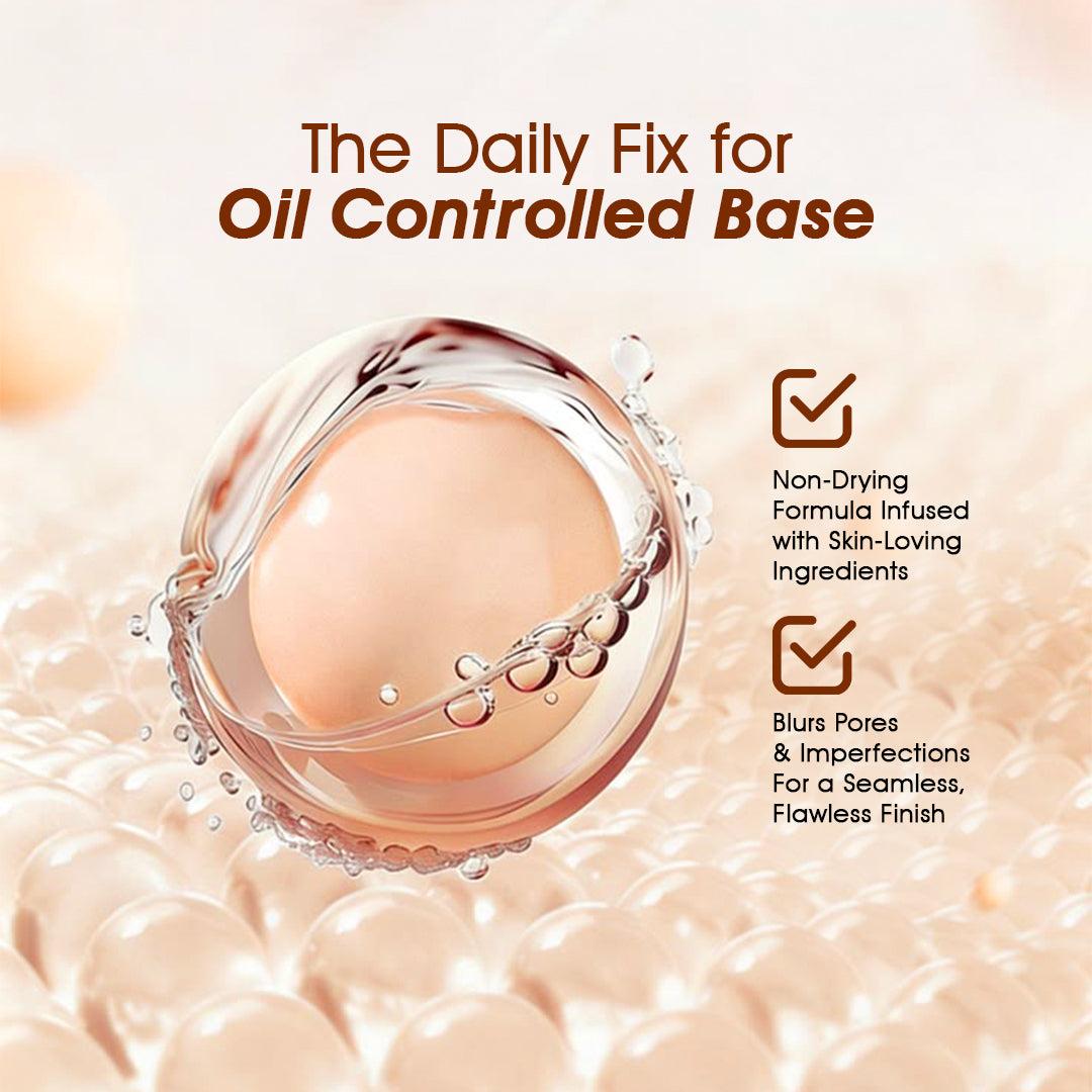 Oil Control Foundation for Oily Skin | Matte Finished Foundation