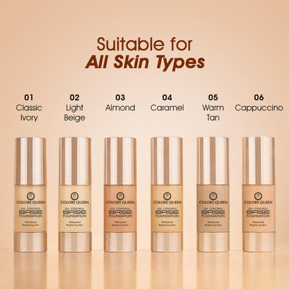 Oil Control Foundation for Oily Skin | Matte Finished Foundation
