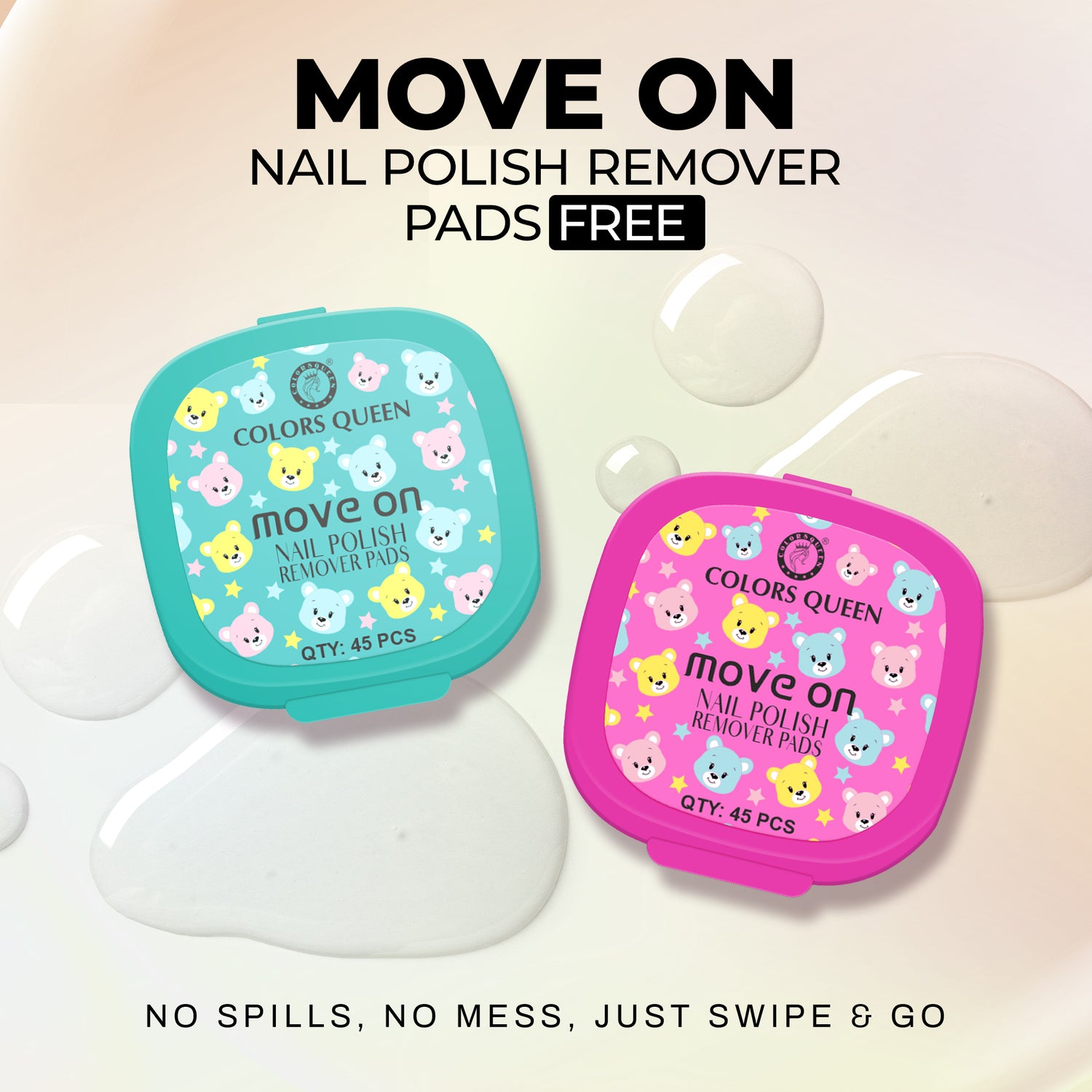 Trend Nail Paint &amp; Polish Remover Pads Combo -  Your Complete Nail Kit